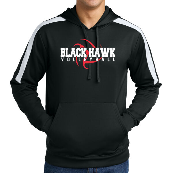 Black Hawk Volleyball 2026 Logo 1 - Sport Wick ® Fleece United Pullover Hoodie Thumbnail