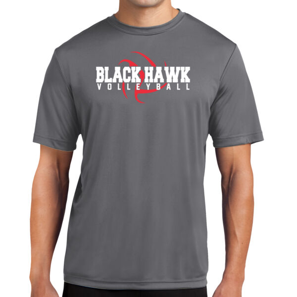 Black Hawk Volleyball 2026 Logo 1 - Tall PosiCharge ® Competitor Tee Thumbnail