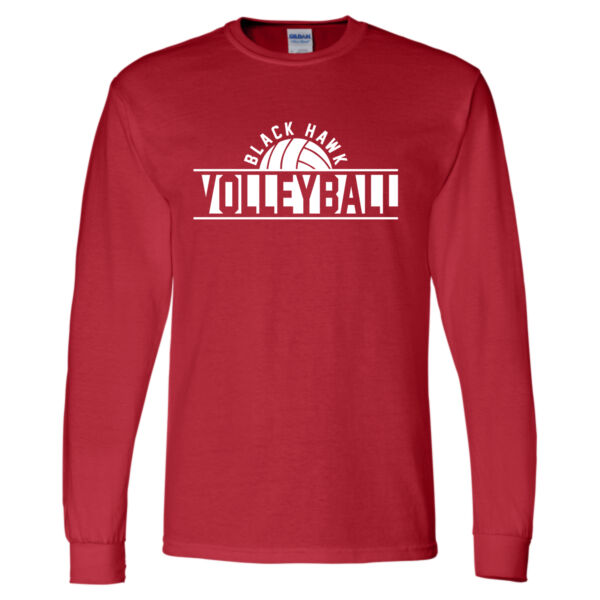 Black Hawk Volleyball 2026 Logo 1 - DryBlend® 50/50 Long Sleeve T-Shirt Thumbnail