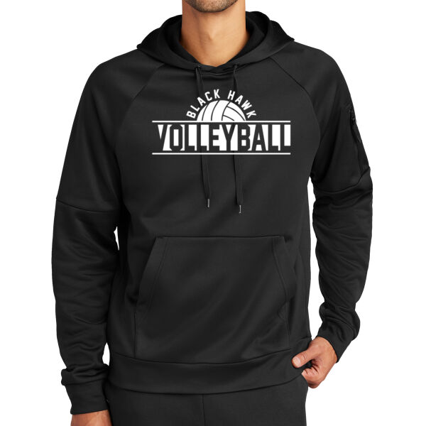 Black Hawk Volleyball 2026 Logo 1 - Therma FIT Pocket Pullover Fleece Hoodie Thumbnail