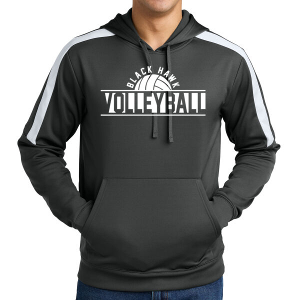 Black Hawk Volleyball 2026 Logo 1 - Sport Wick ® Fleece United Pullover Hoodie Thumbnail