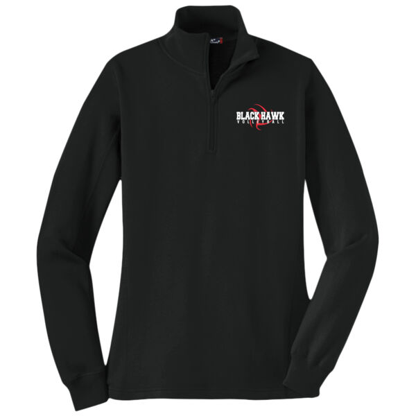 Black Hawk Volleyball 2026 Logo 1 - Women's 1/4 Zip Sweatshirt Thumbnail