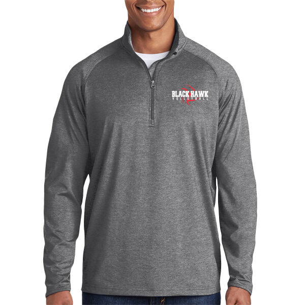 Black Hawk Volleyball 2026 Logo 1 - Sport Wick ® Stretch 1/4 Zip Pullover Thumbnail