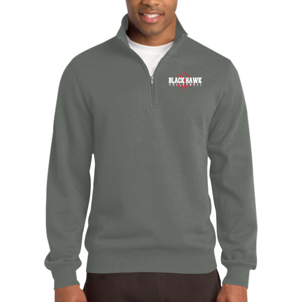 Black Hawk Volleyball 2026 Logo 1 - Tall 1/4 Zip Sweatshirt Thumbnail